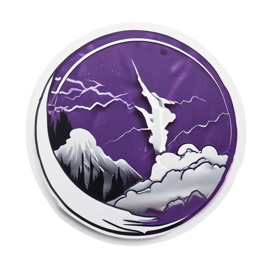 Celestial Thunder — moon stickers
