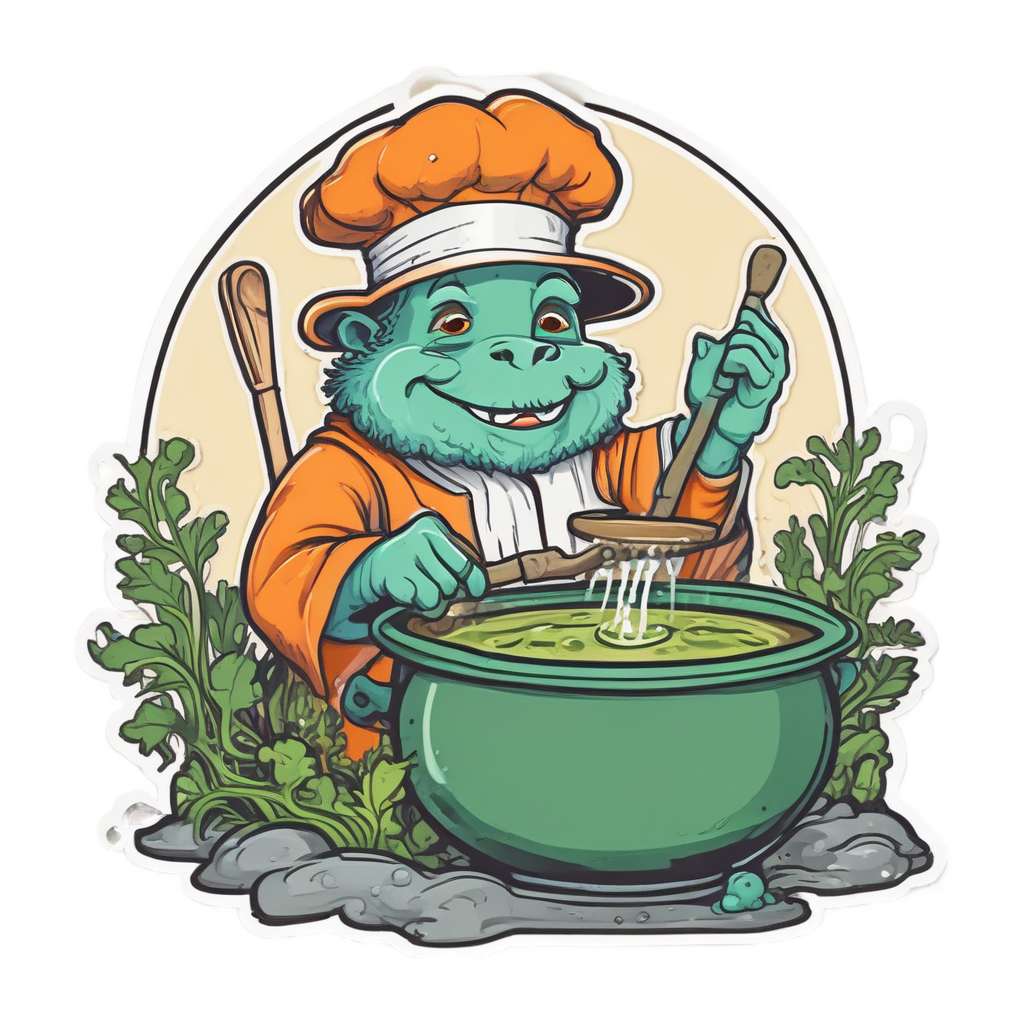 Chef Lagoon Cooks — b-movie stickers