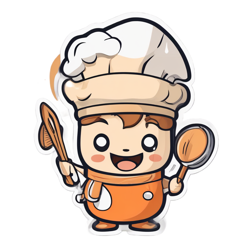 Chef Oil Can Cook — garage stickers