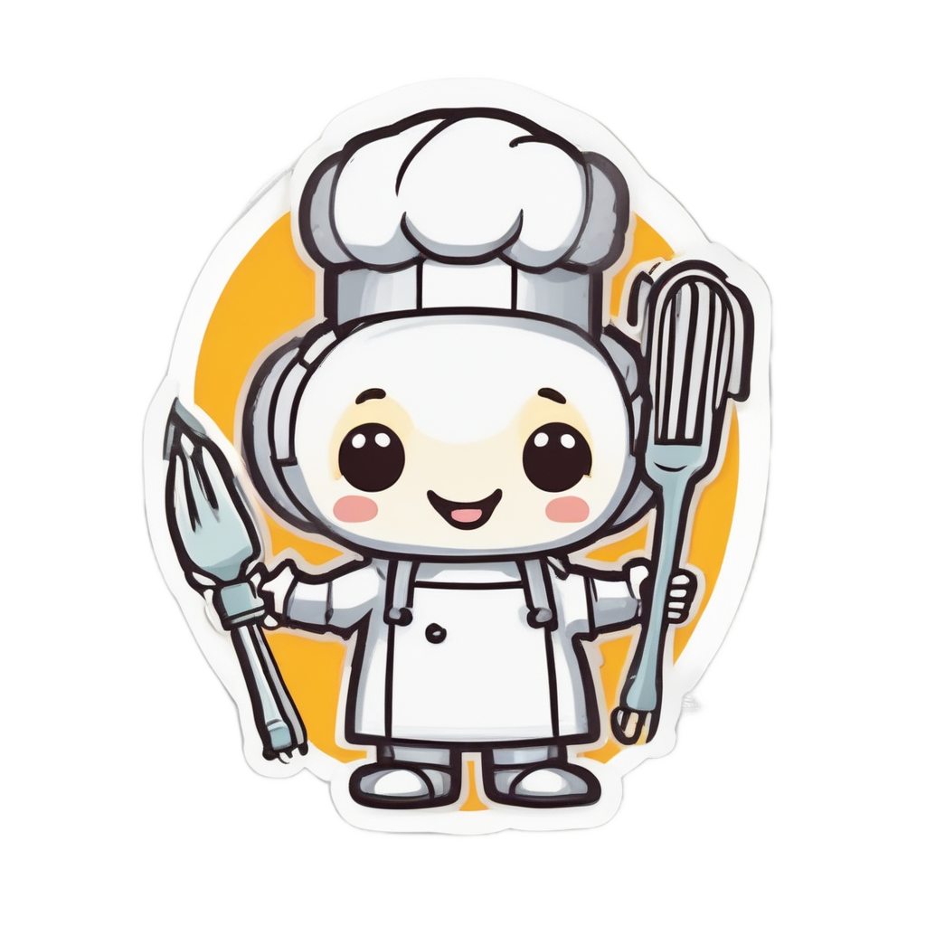 Chef Spark Plug — garage stickers