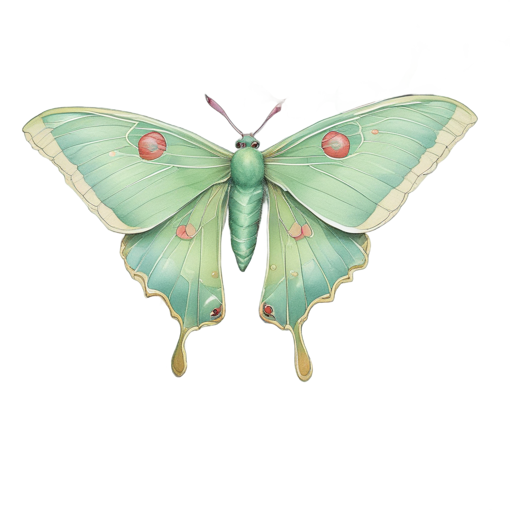 Cherry Blossom Companion — moths & ravens stickers