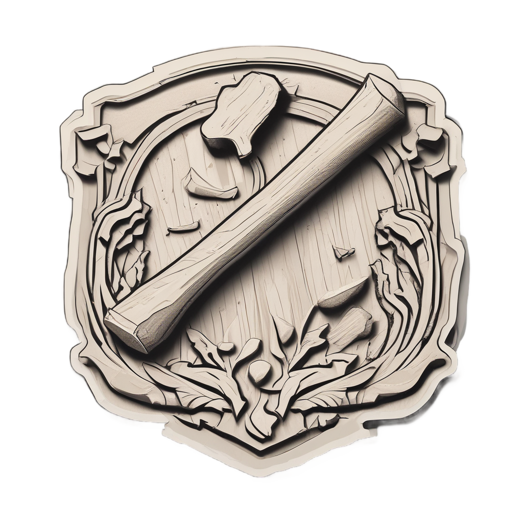 Chisel and Mallet Marquee — garage stickers