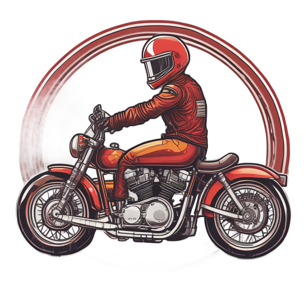 Chrome Heart Racer — motorcycles stickers