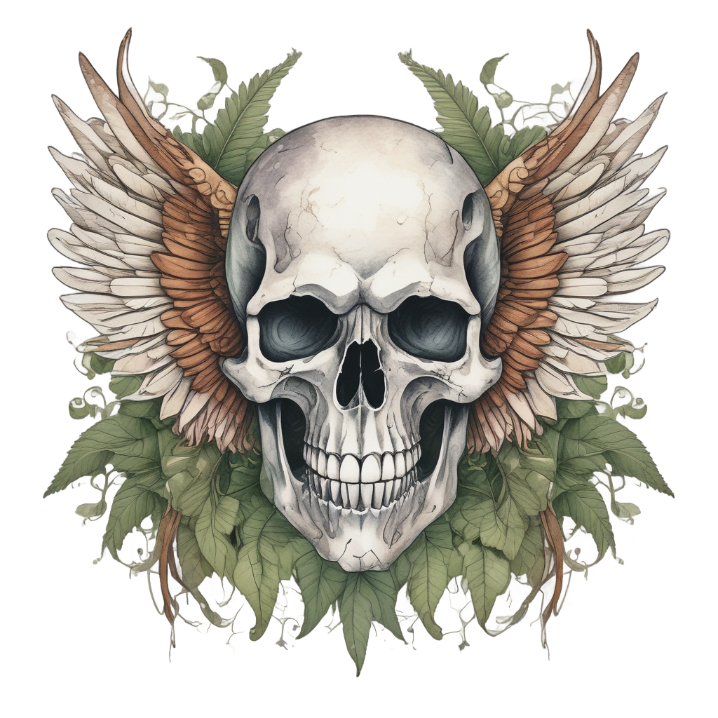 Chrome Skull Witch — witchy & occult stickers