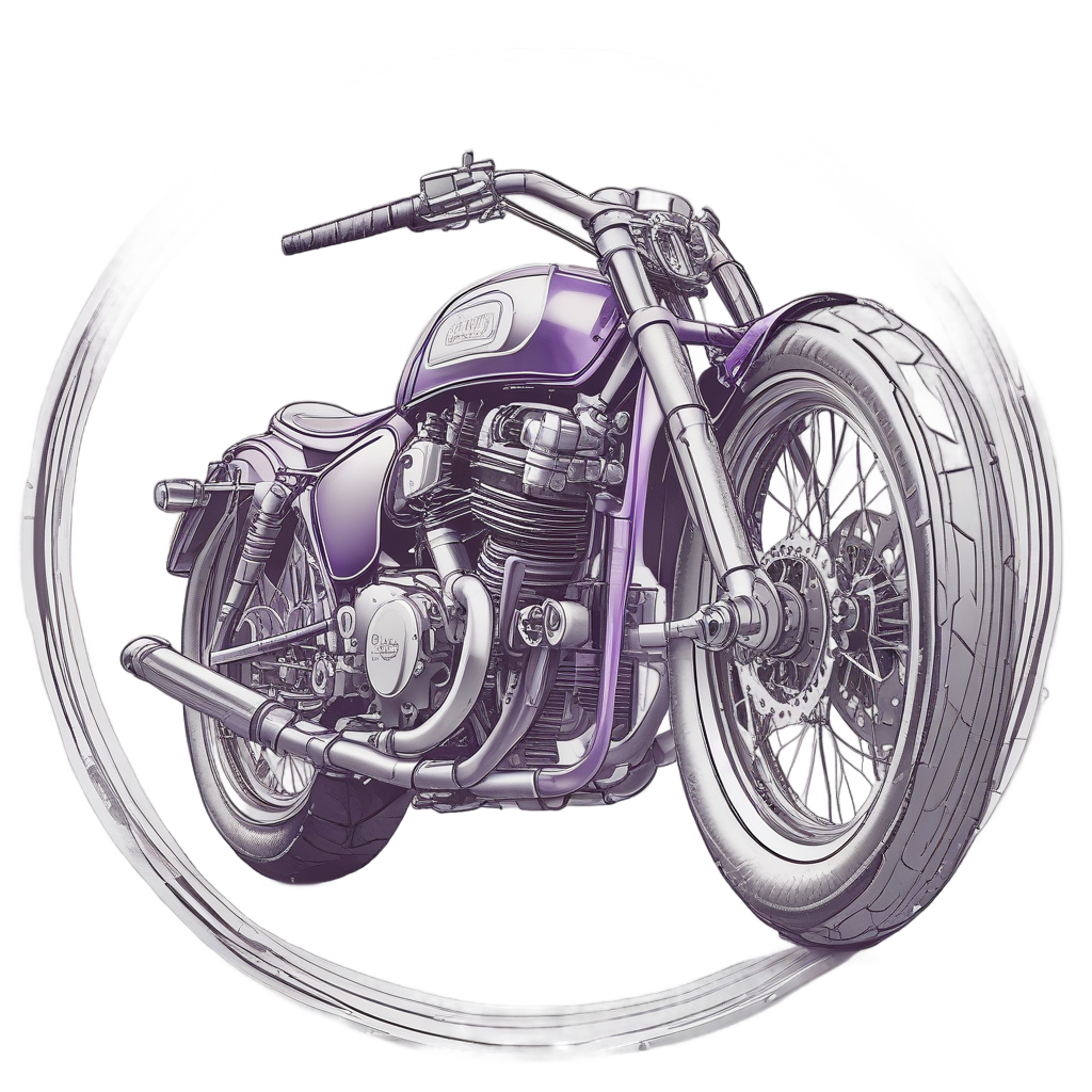 Chrome Wheel Spoke — motorcycles stickers