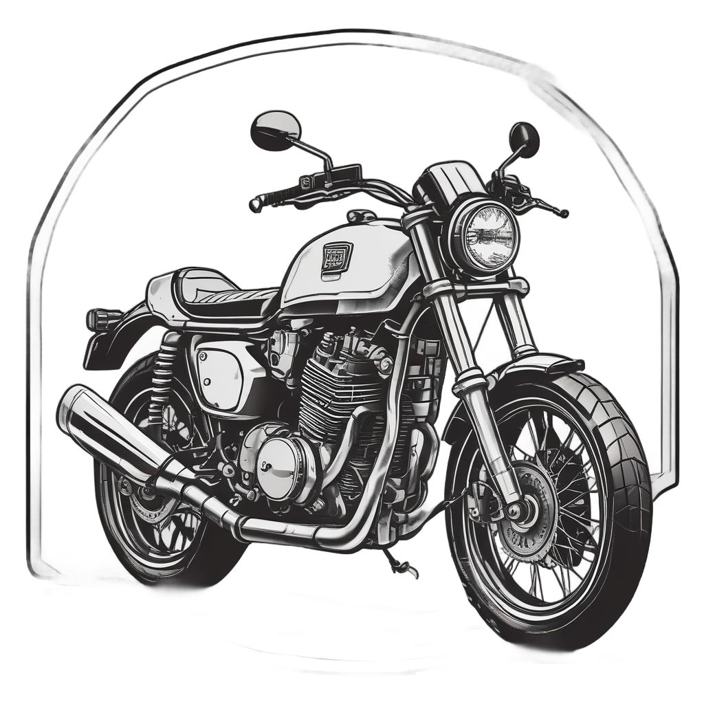 Classic Cafe Racer — motorcycles stickers
