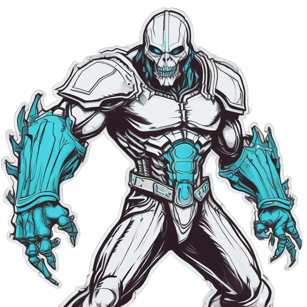 Clawed Night Terror — slasher vibe stickers