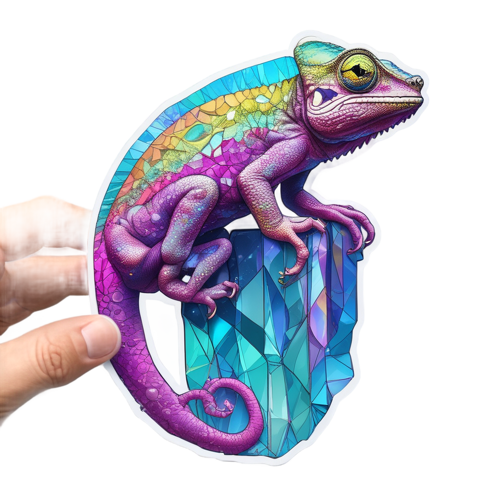 Climbing the Crystal Tower — reptiles stickers