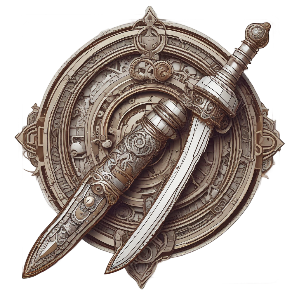 Clockwork Coil Dagger — snake, dagger & rose stickers
