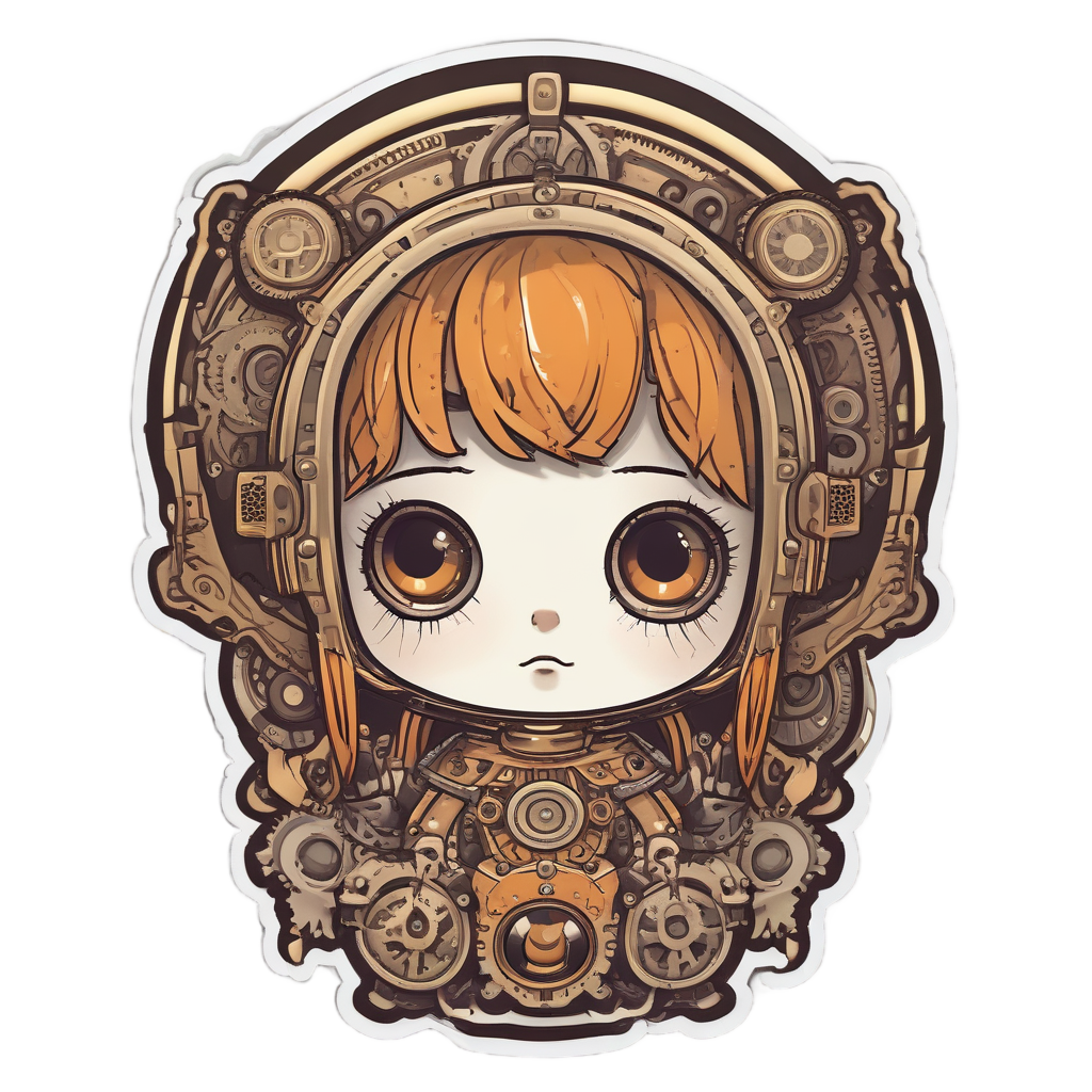 Clockwork Doll — slasher vibe stickers