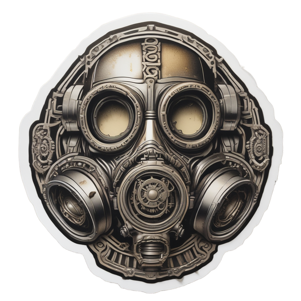 Clockwork Gear Vents — danger symbol stickers