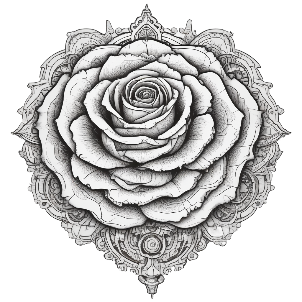 clockwork rose spike — snake, dagger & rose stickers