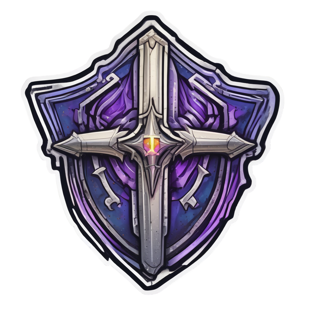 Cloud Starry Knight — celestial nursery stickers