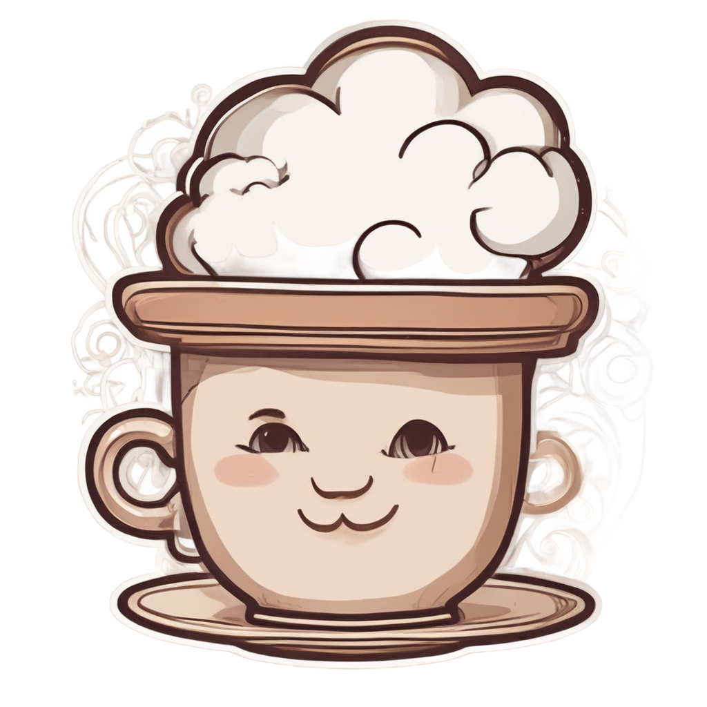Cloud Tea with Star — celestial nursery stickers
