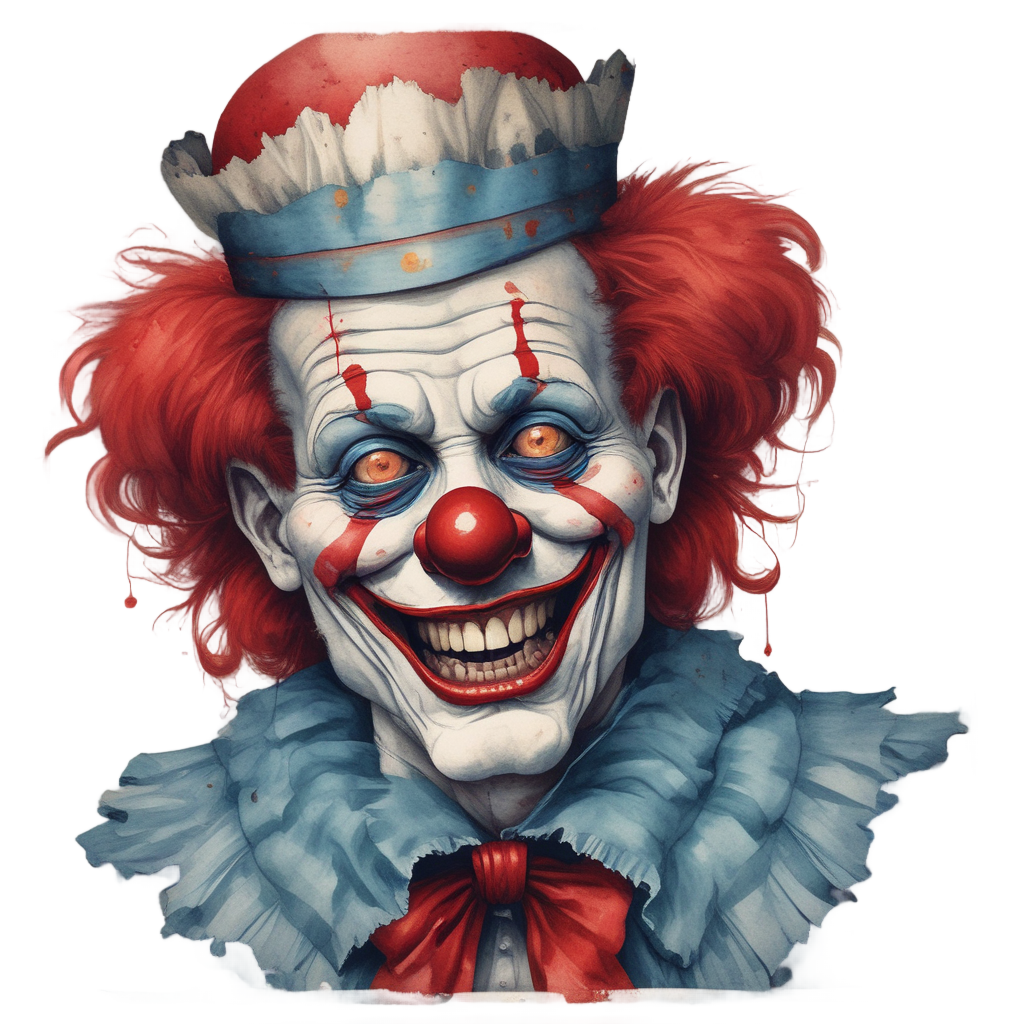 Clown of Crimson Tears — b-movie stickers