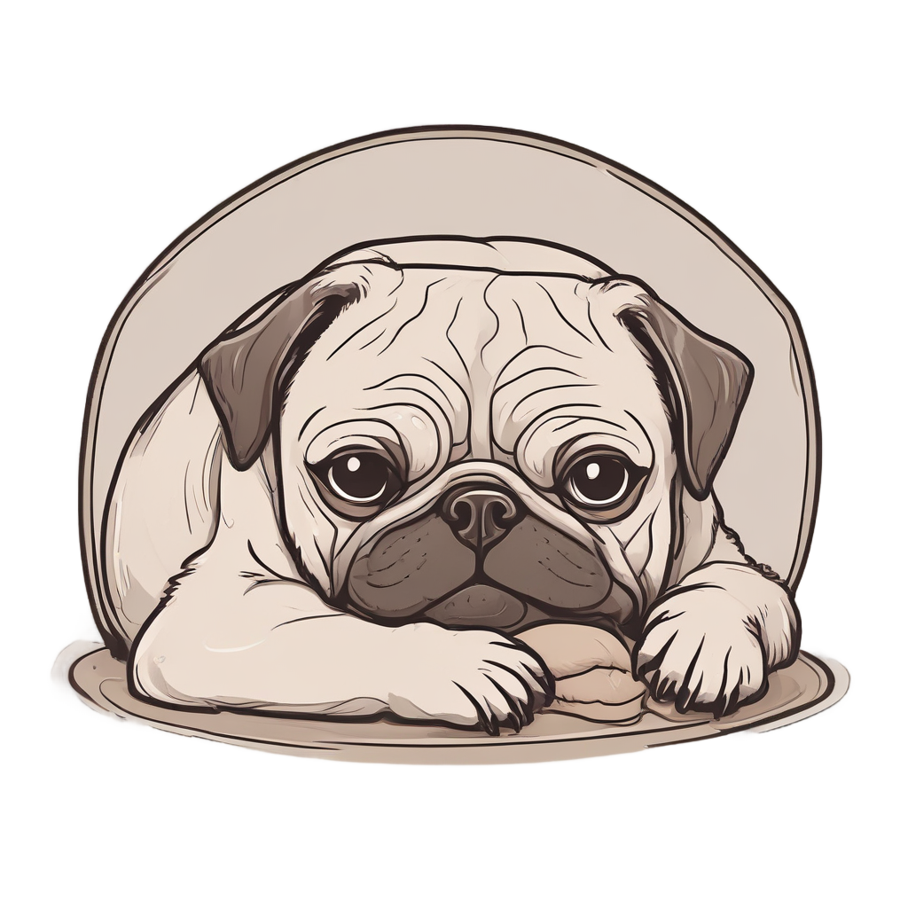 Coffee Bean Cuddler — dogs stickers