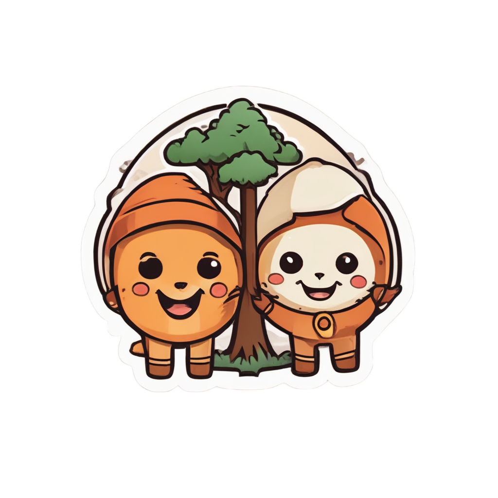 Compass Pine Friends — tactical & outdoor stickers
