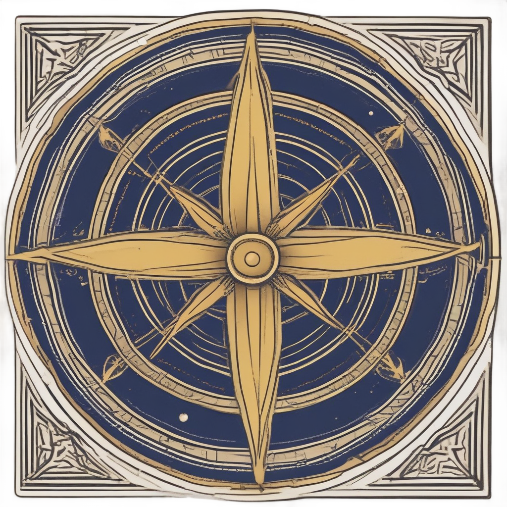 Compass Star Route Guide — open road stickers