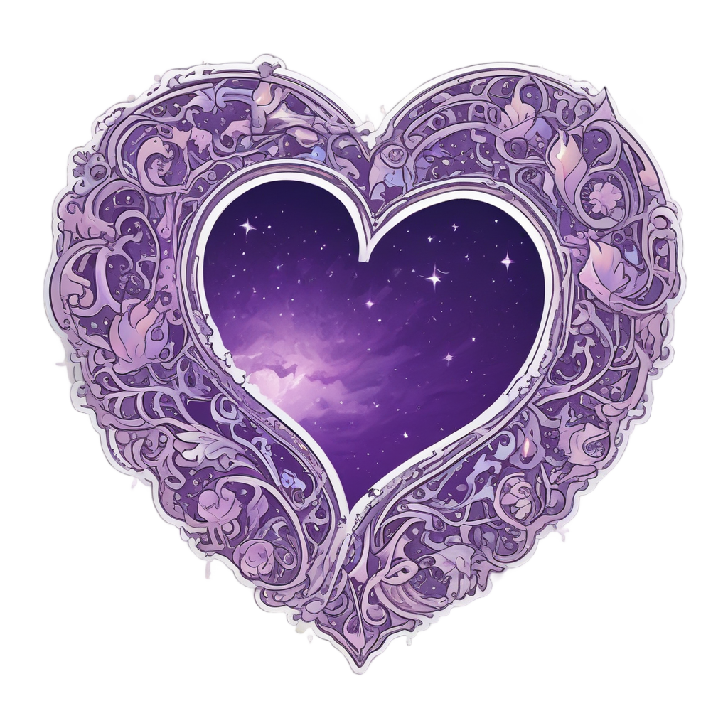 Constellation of Hearts — celestial nursery stickers