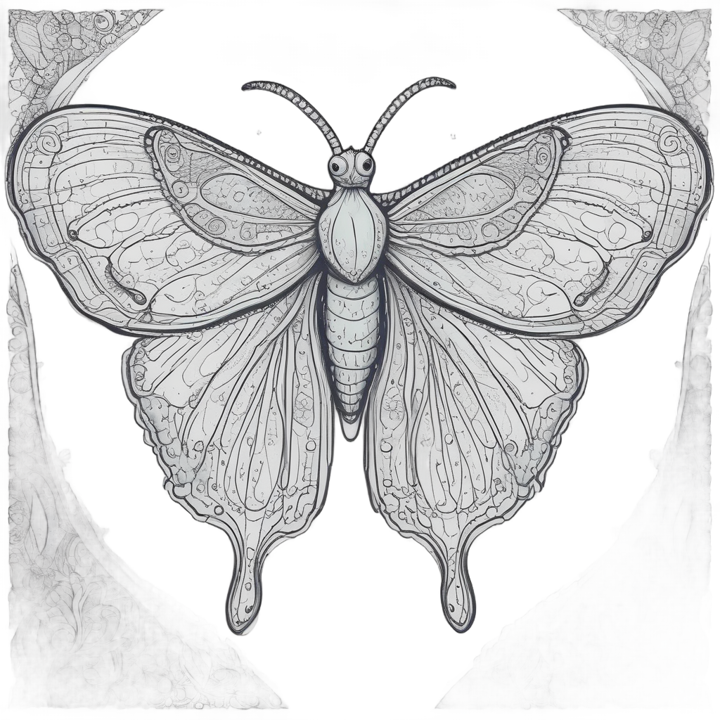 Constellation Wing Moth — moths & ravens stickers