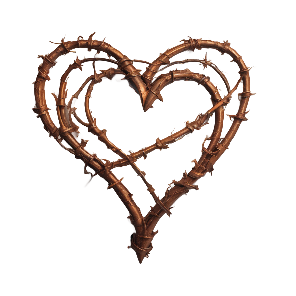 Copper Rust Twist — barbed wire stickers