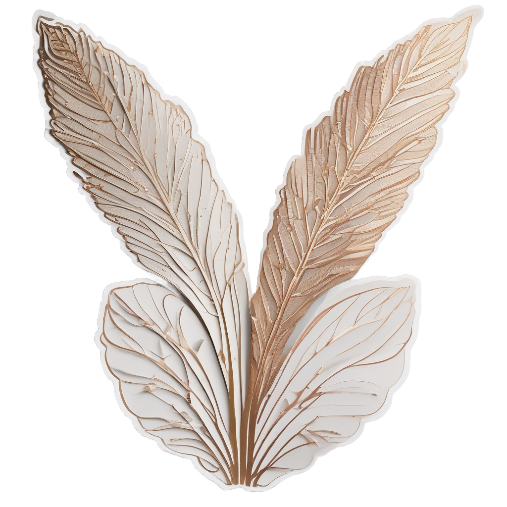 Copper Wire Pampas Weave — boho nursery stickers