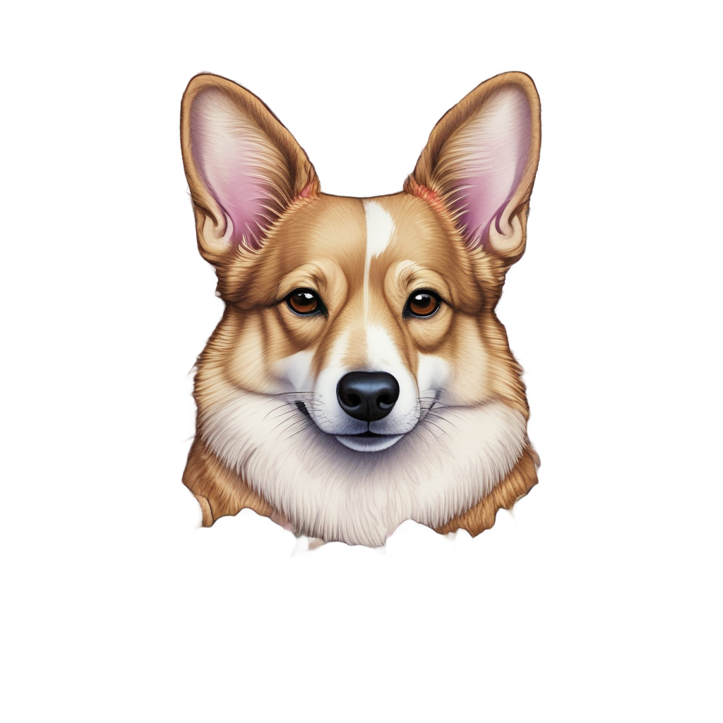 Corgi Flower Goddess — dogs stickers