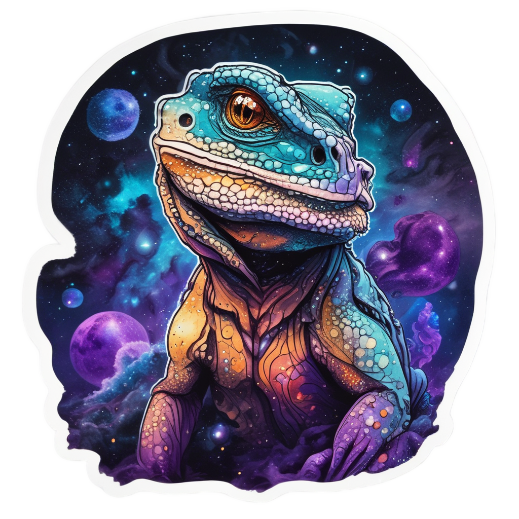 Cosmic Dragon Explorer — reptiles stickers