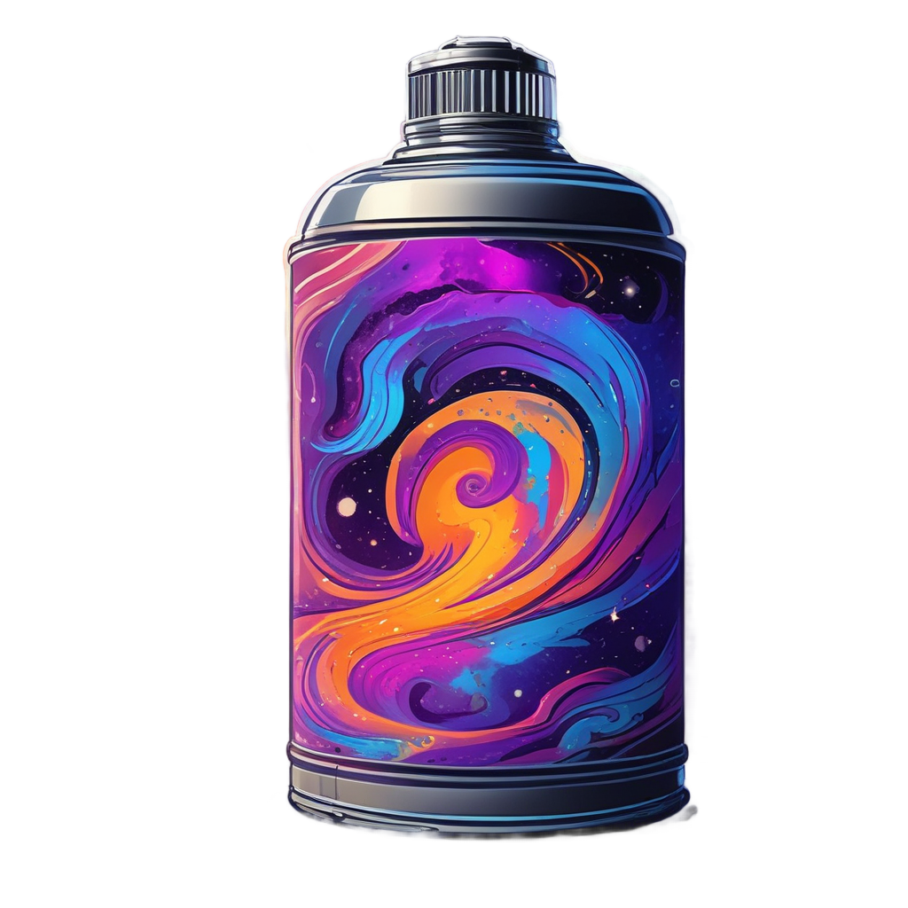 Cosmic Oil Nebula — garage stickers