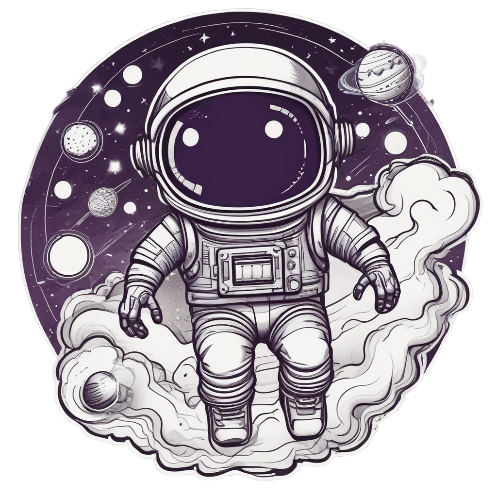 Cosmic Spark — garage stickers