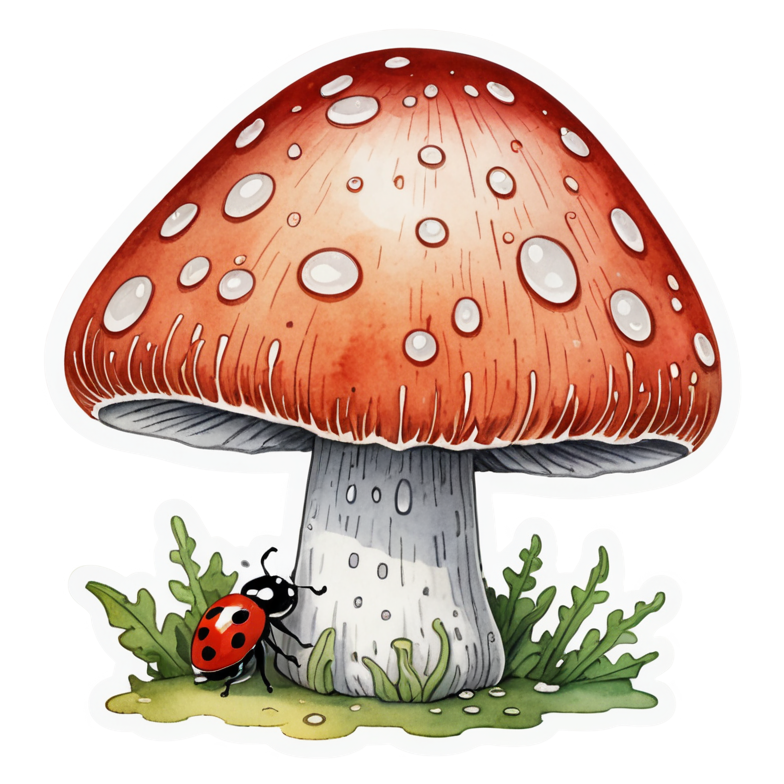 Morning Dew — cottagecore stickers