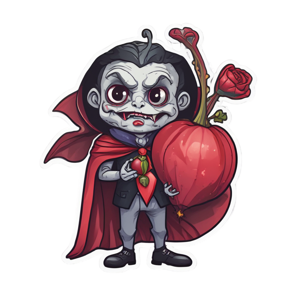 Count Googly Vampire — b-movie stickers