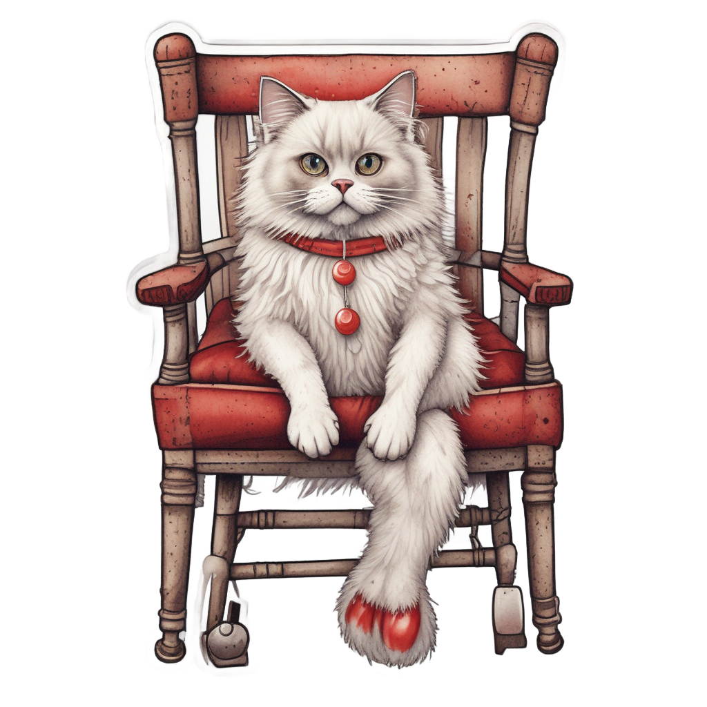 Crimson Dollhouse Horror — b-movie stickers