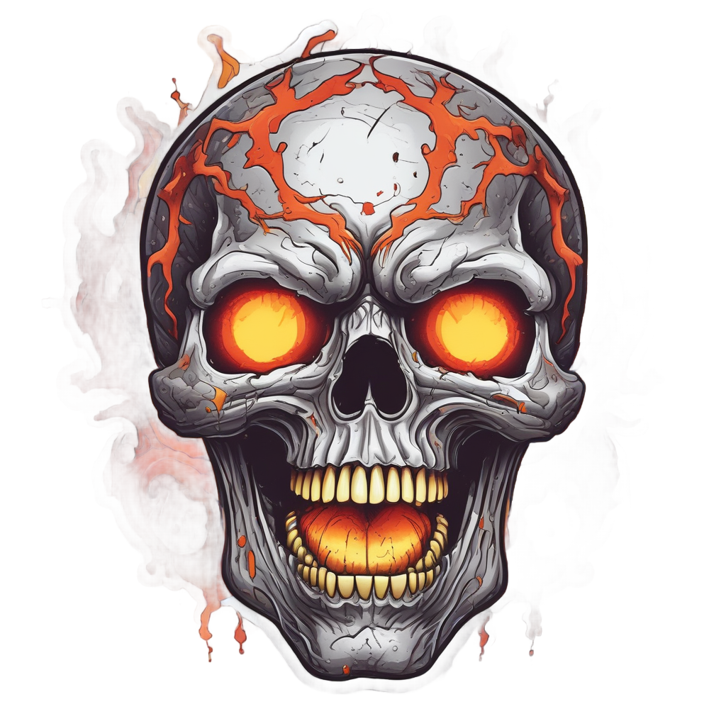 Crimson Melt Scream — spooky stickers