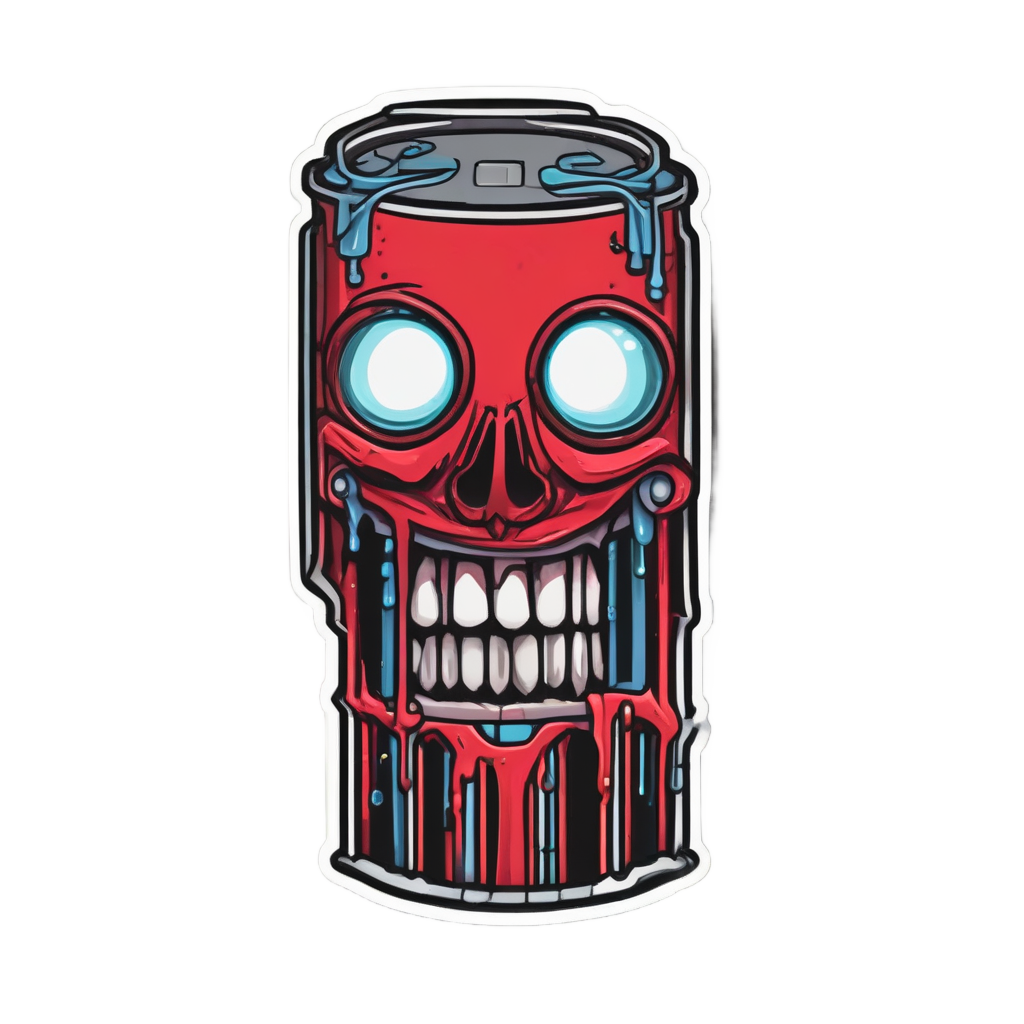 Crimson Oiler Sentinel — garage stickers