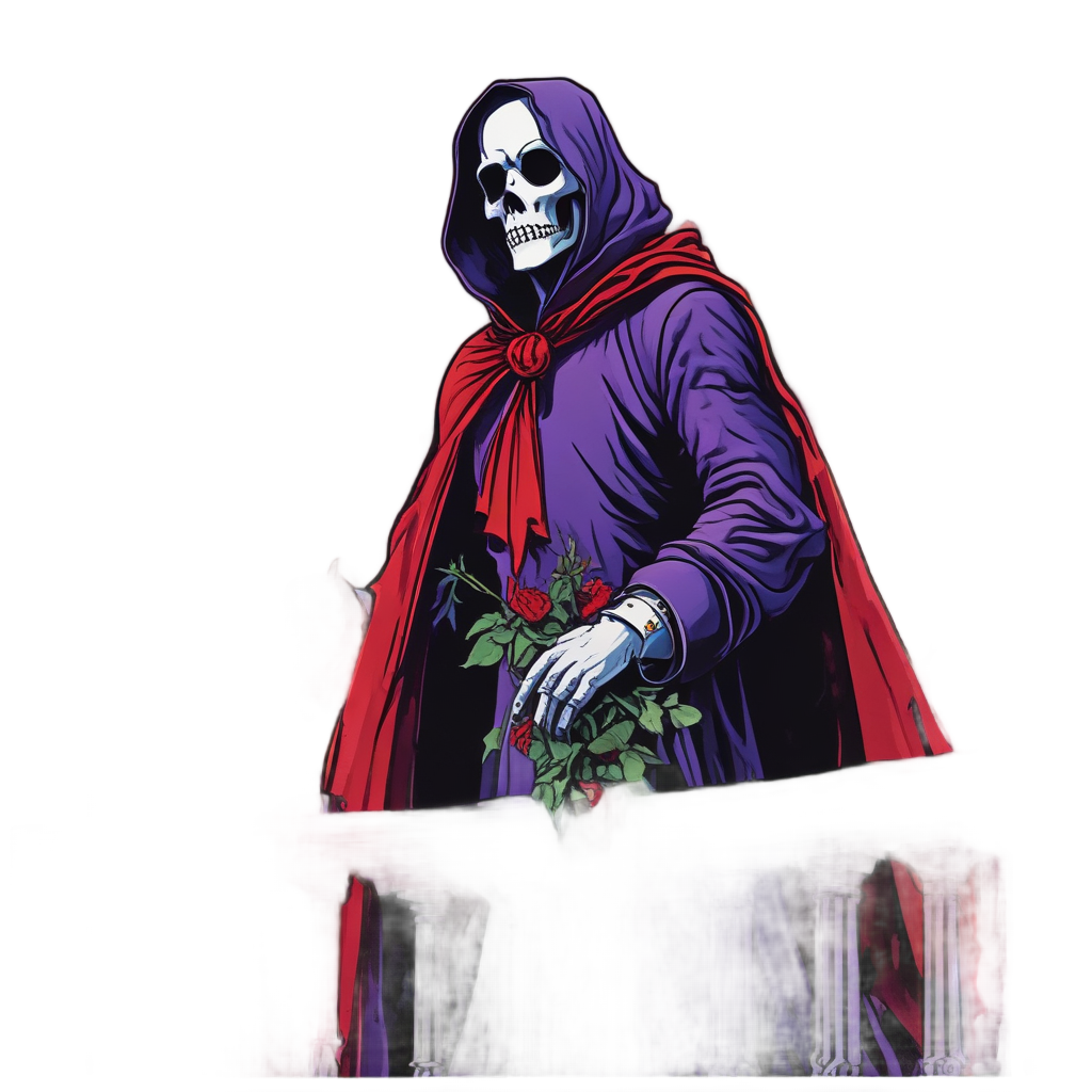 Crimson Phantom of the Opera — b-movie stickers