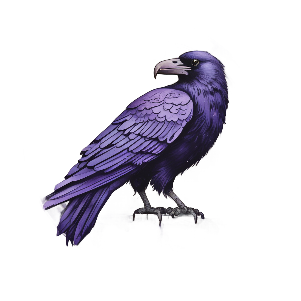 Crow Moon Crown — moths & ravens stickers