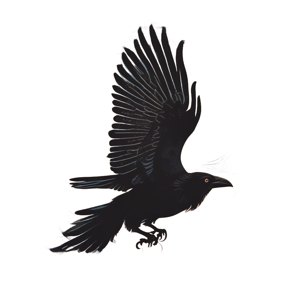 Crow Moon Eclipse Dance — moths & ravens stickers