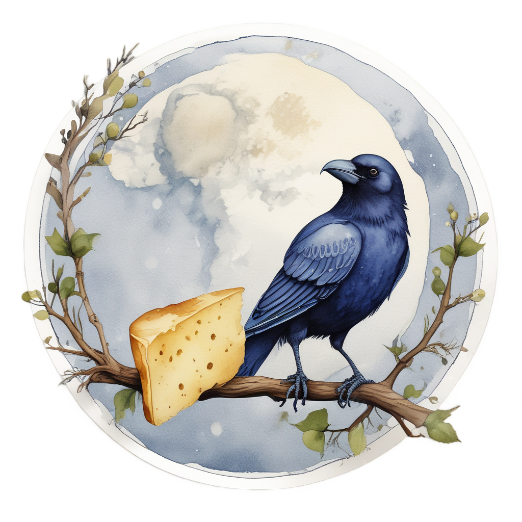 Crow Moon Feast — moths & ravens stickers
