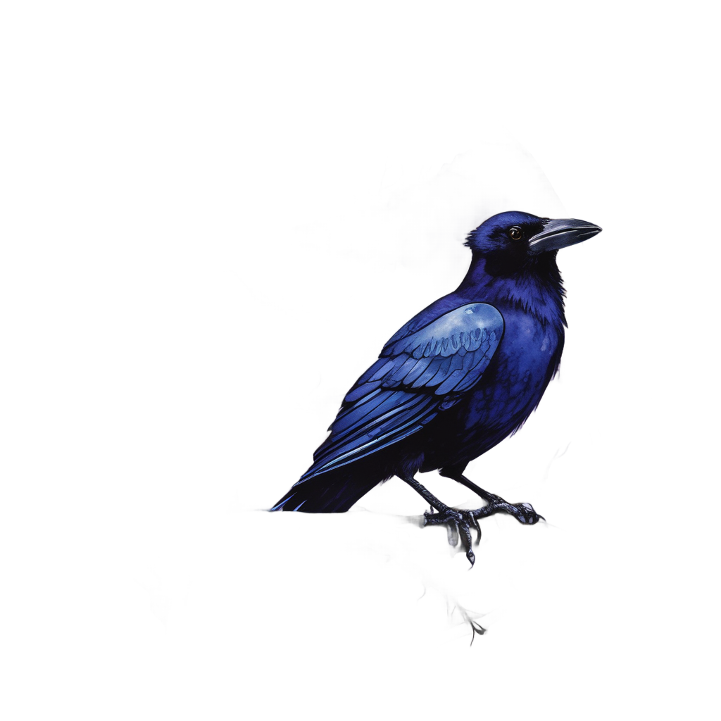 Crow Moon Gaze — moths & ravens stickers