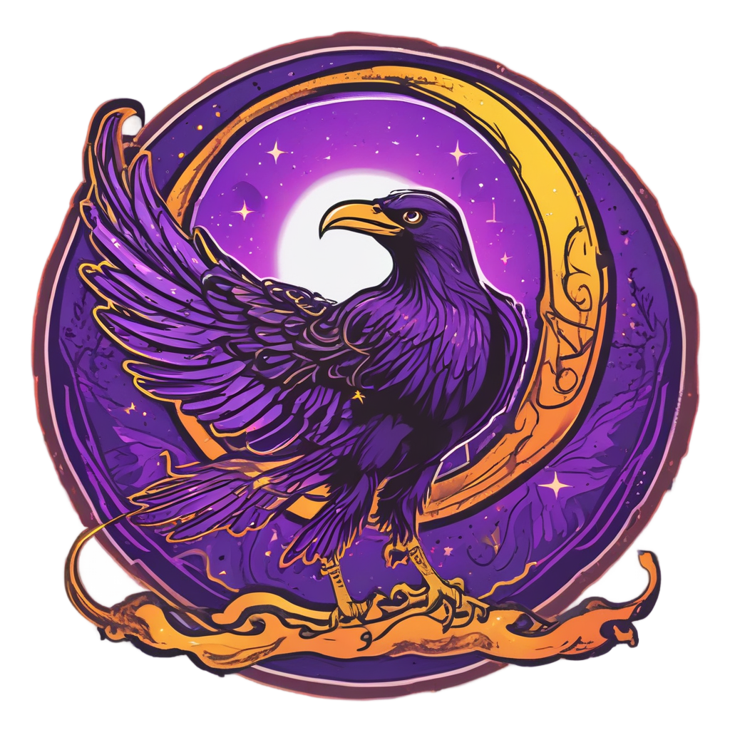 Crow Moon Sorcery — moths & ravens stickers