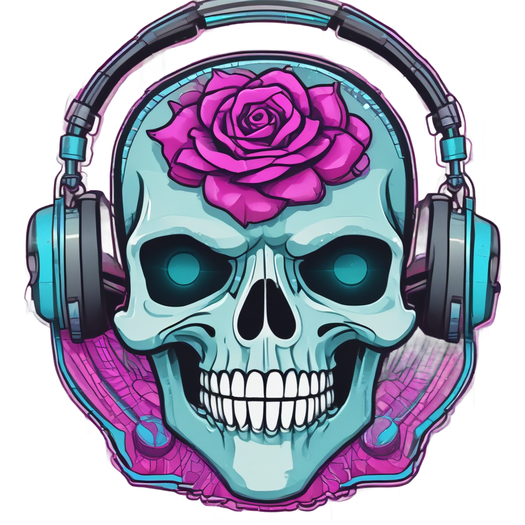 Crowned Skull Gamer — gamer stickers