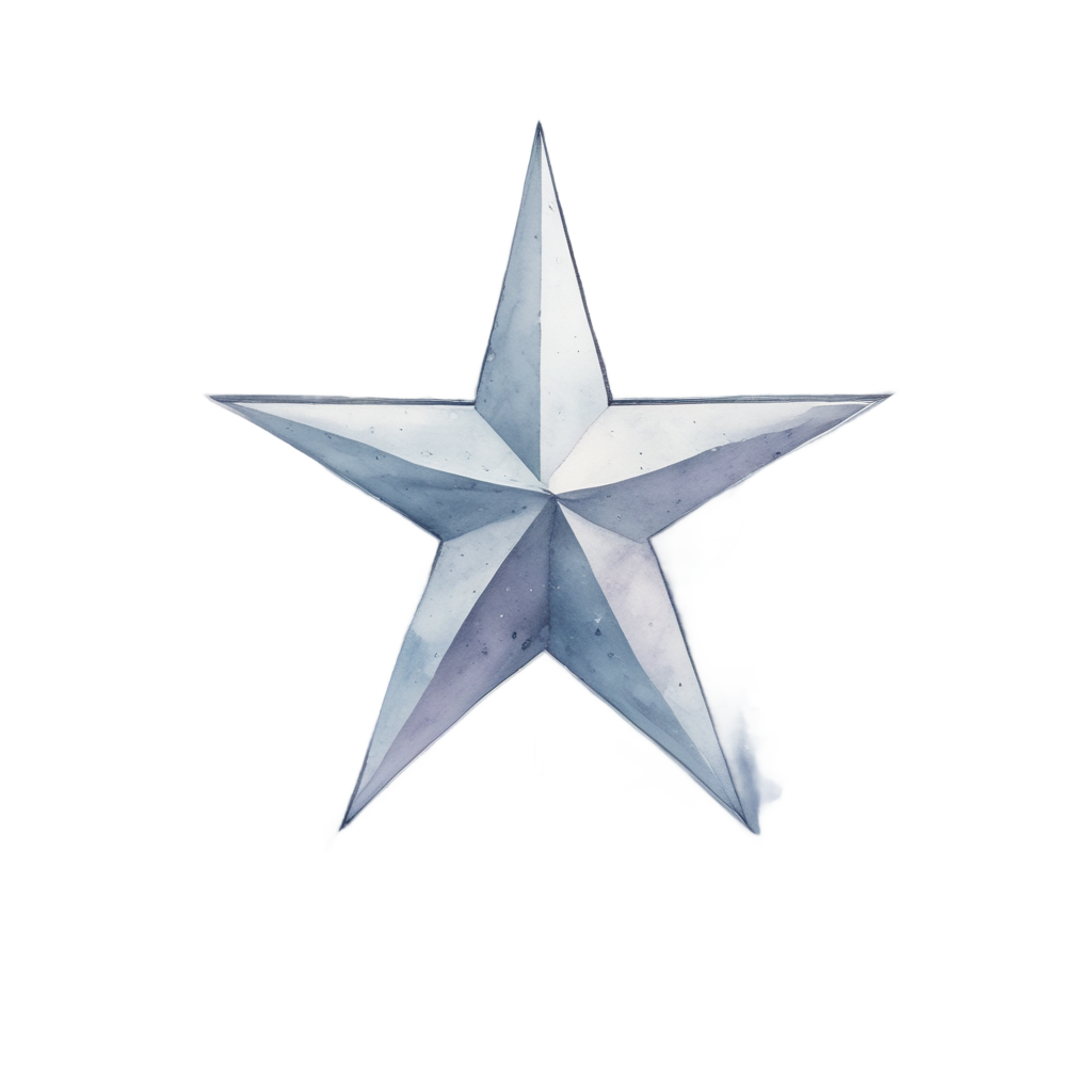 Crying Star Cloud — fine-line flash stickers