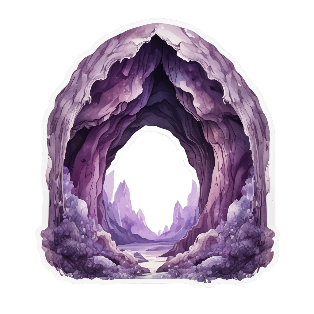 Crystal Cave Arch — nursery & baby stickers