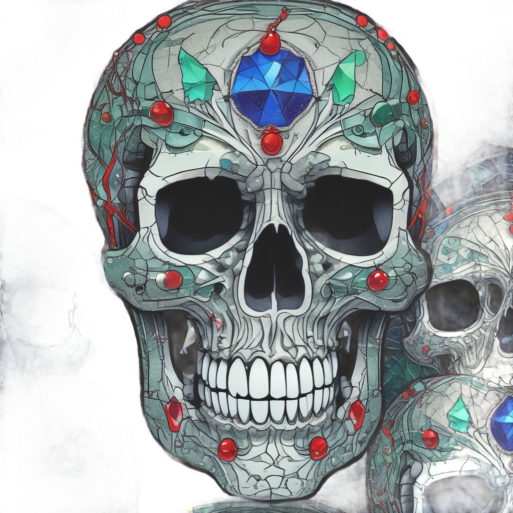 Crystal Gem Skull — crystals & healing stickers