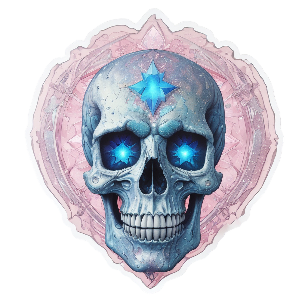 Crystal Heart Eye — crystals & healing stickers