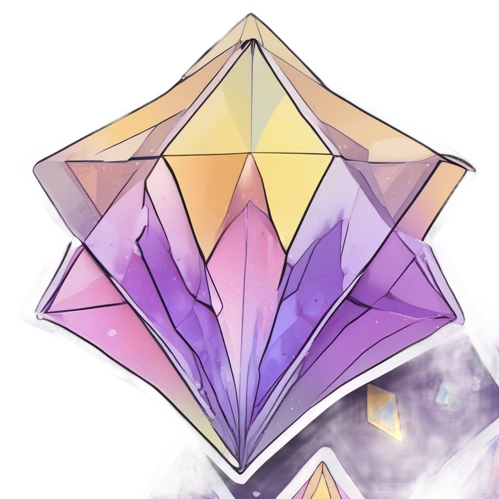 Crystal Shard Diamond — crystals & healing stickers