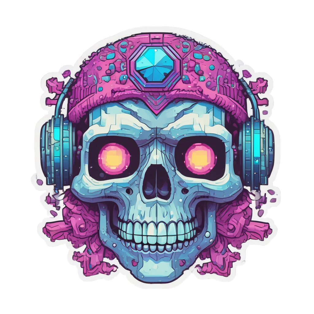Crystal Skull Arcade Gamer — gamer stickers