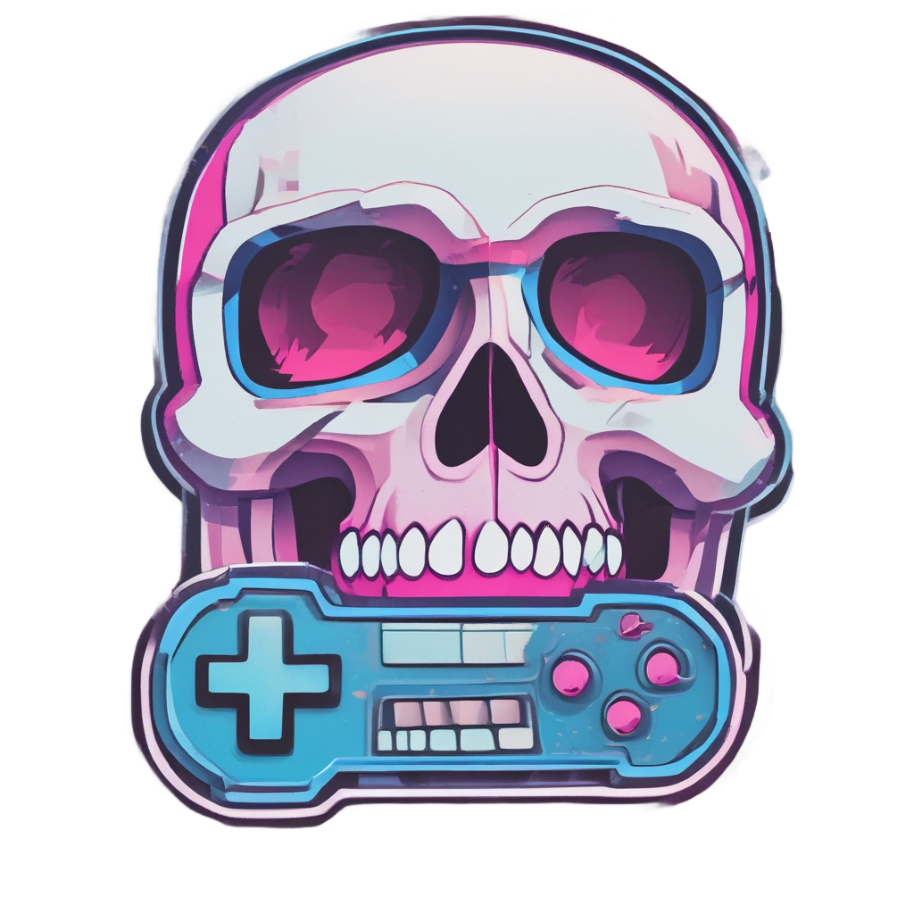 Crystal Skull Gamer — gamer stickers
