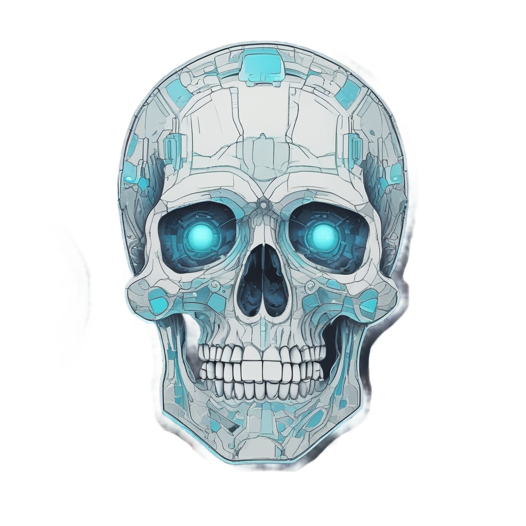 Crystal Skull Shine — crystals & healing stickers